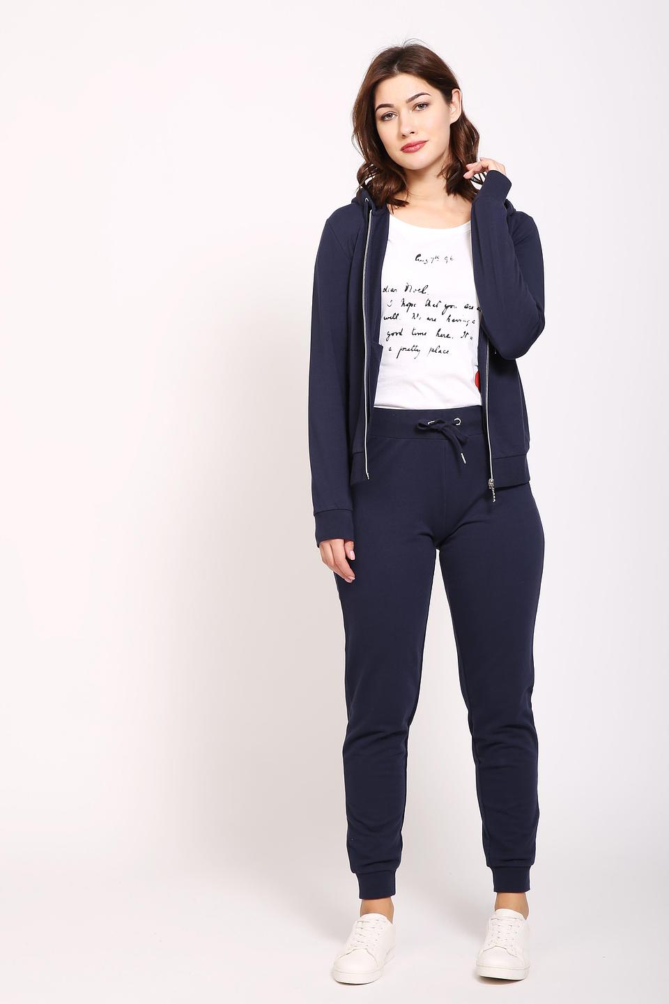 Толстовка Just Valeri с логотипом синяя