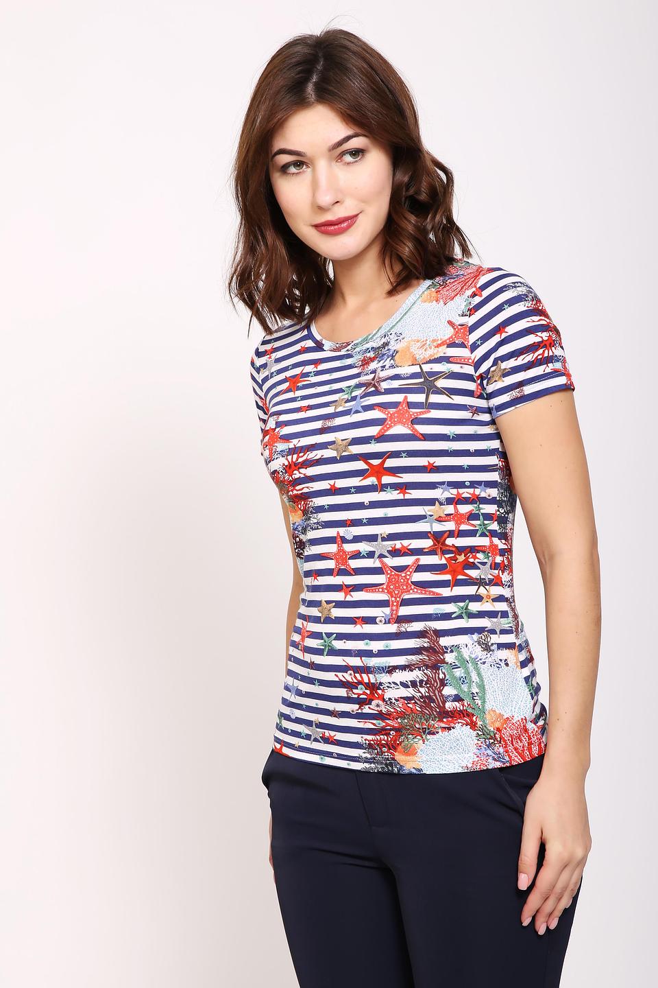 Футболка Pezzo с морским принтом