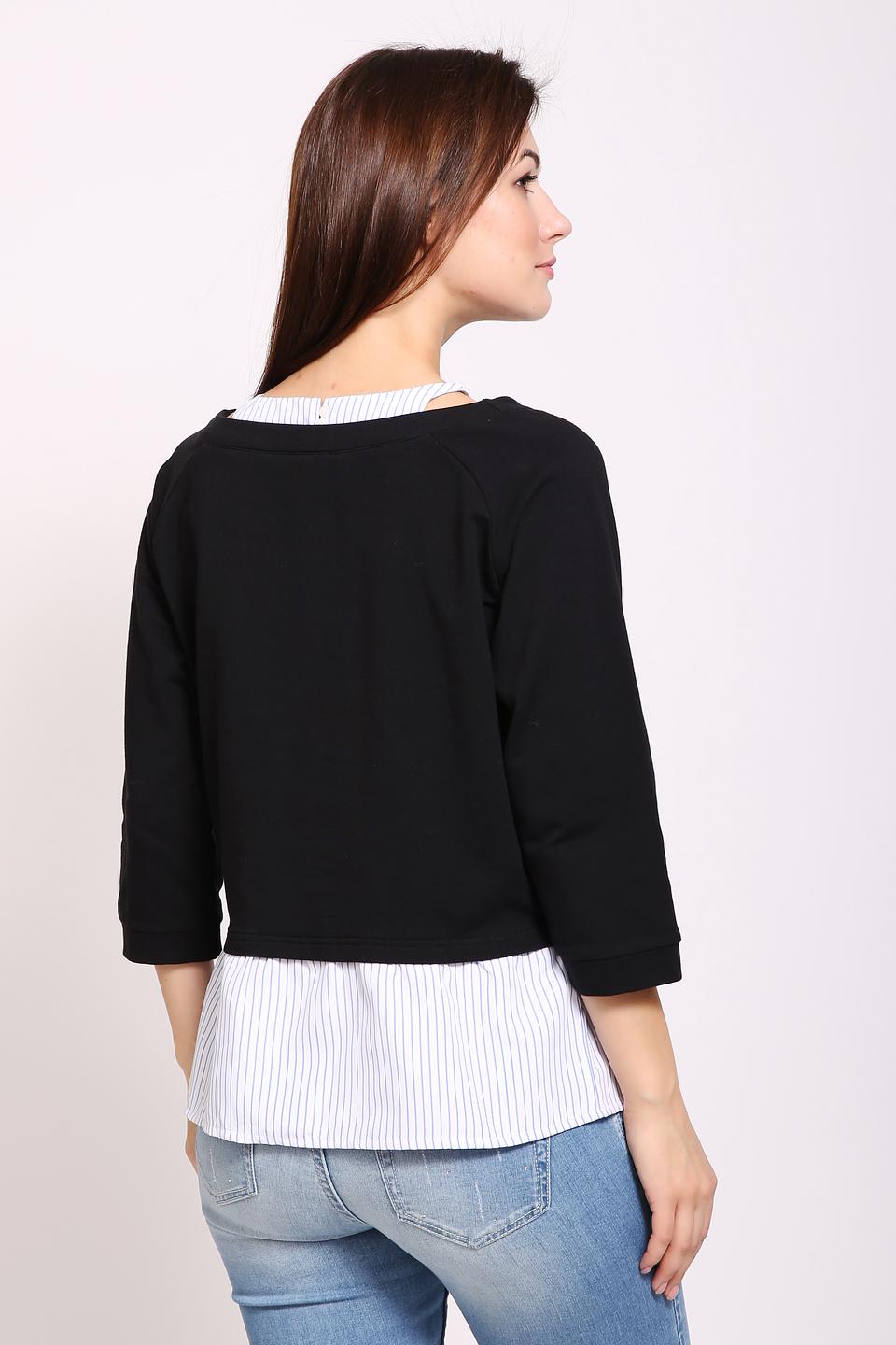 Пуловер Pezzo с рубашкой