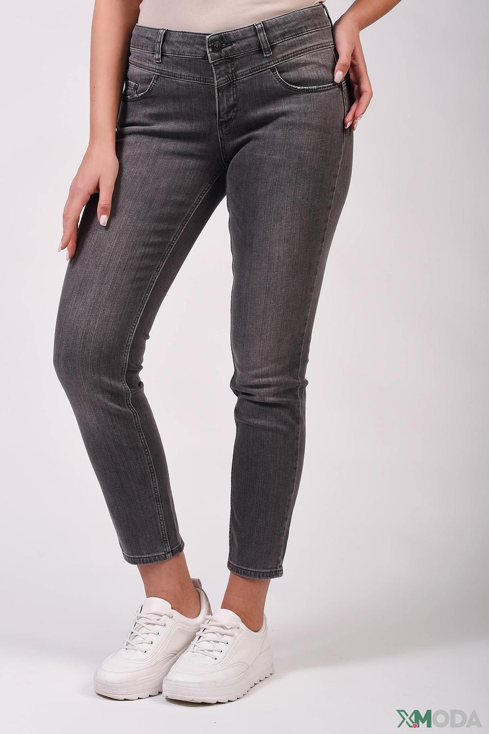 Джинсы скинни Oui серые