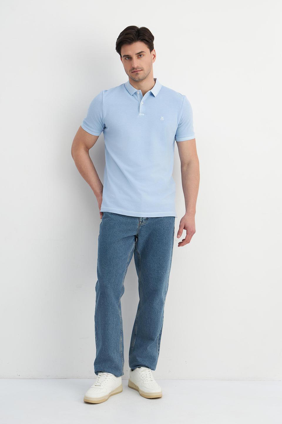 Поло Marc O Polo голубое