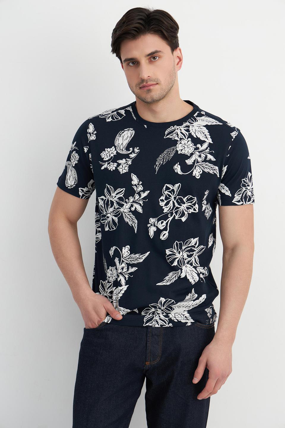 Футболка Lerros с цветочным принтом