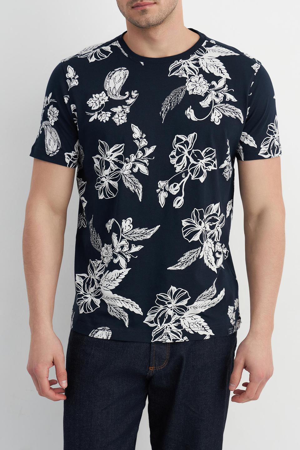 Футболка Lerros с цветочным принтом
