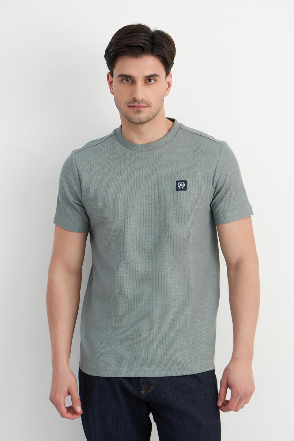 Футболка Lerros серая с логотипом