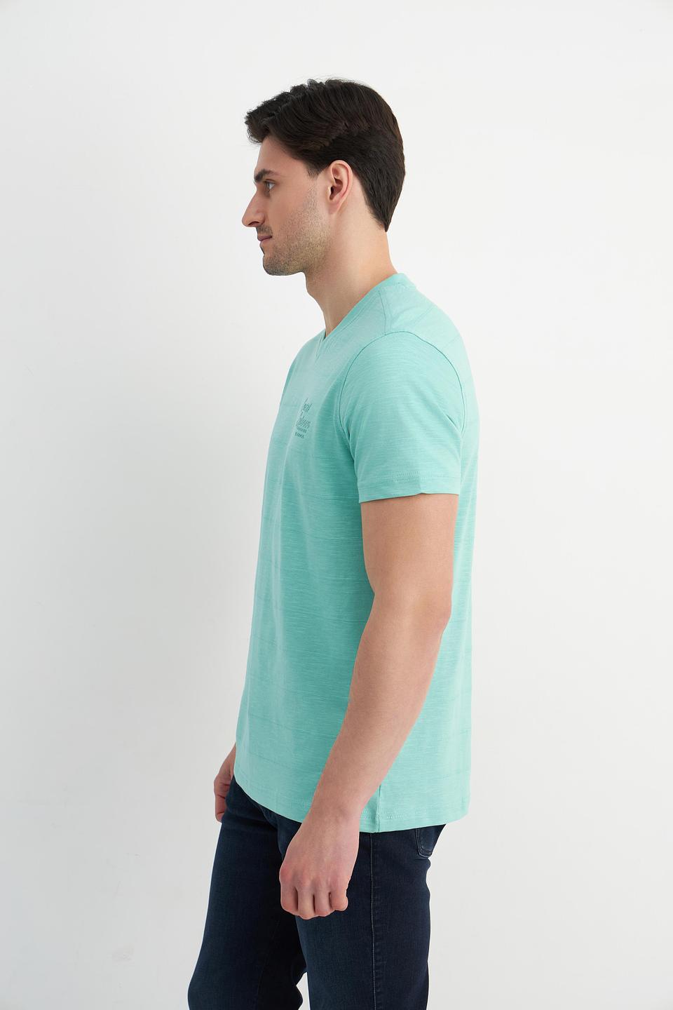 Футболка Lerros мятная V-образный вырез
