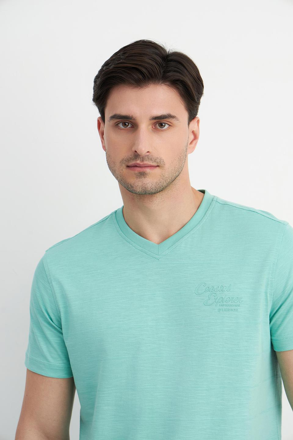 Футболка Lerros мятная V-образный вырез