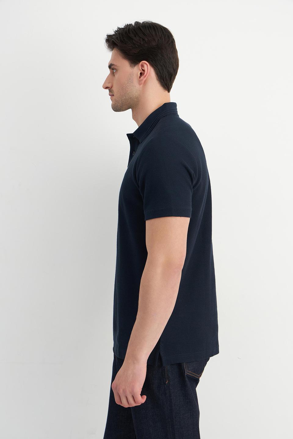 Поло Lerros тёмно-синее с полоской