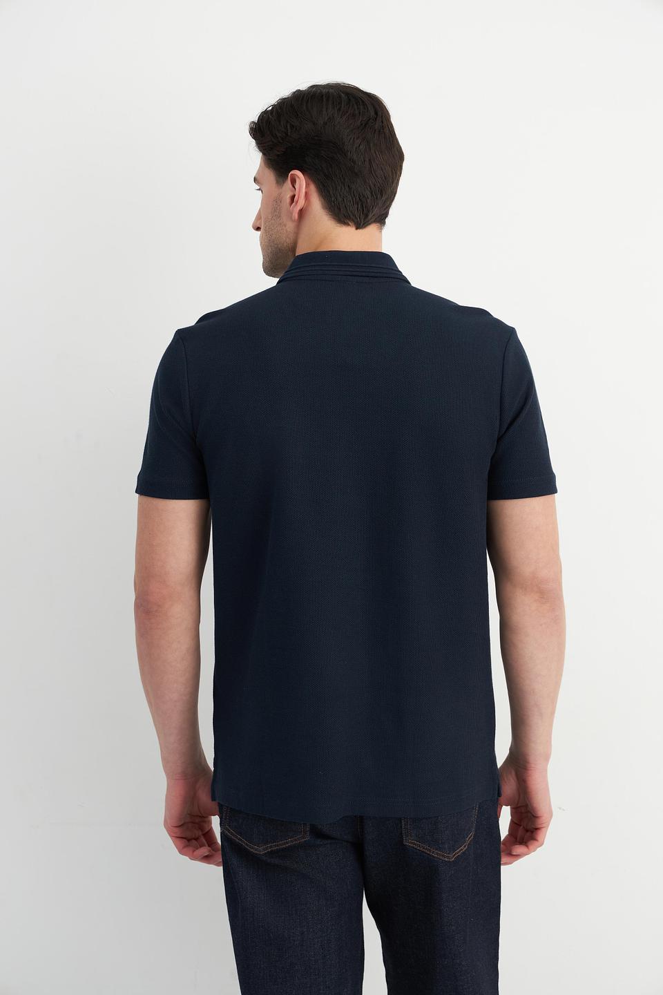 Поло Lerros тёмно-синее с полоской