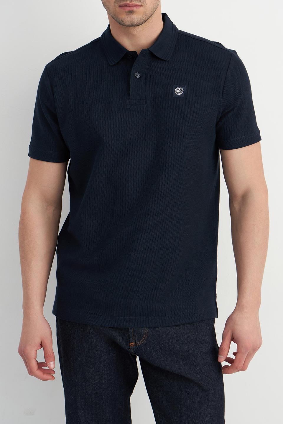 Поло Lerros тёмно-синее с полоской