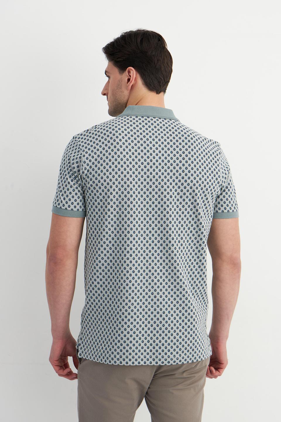 Поло Lerros с принтом мятное