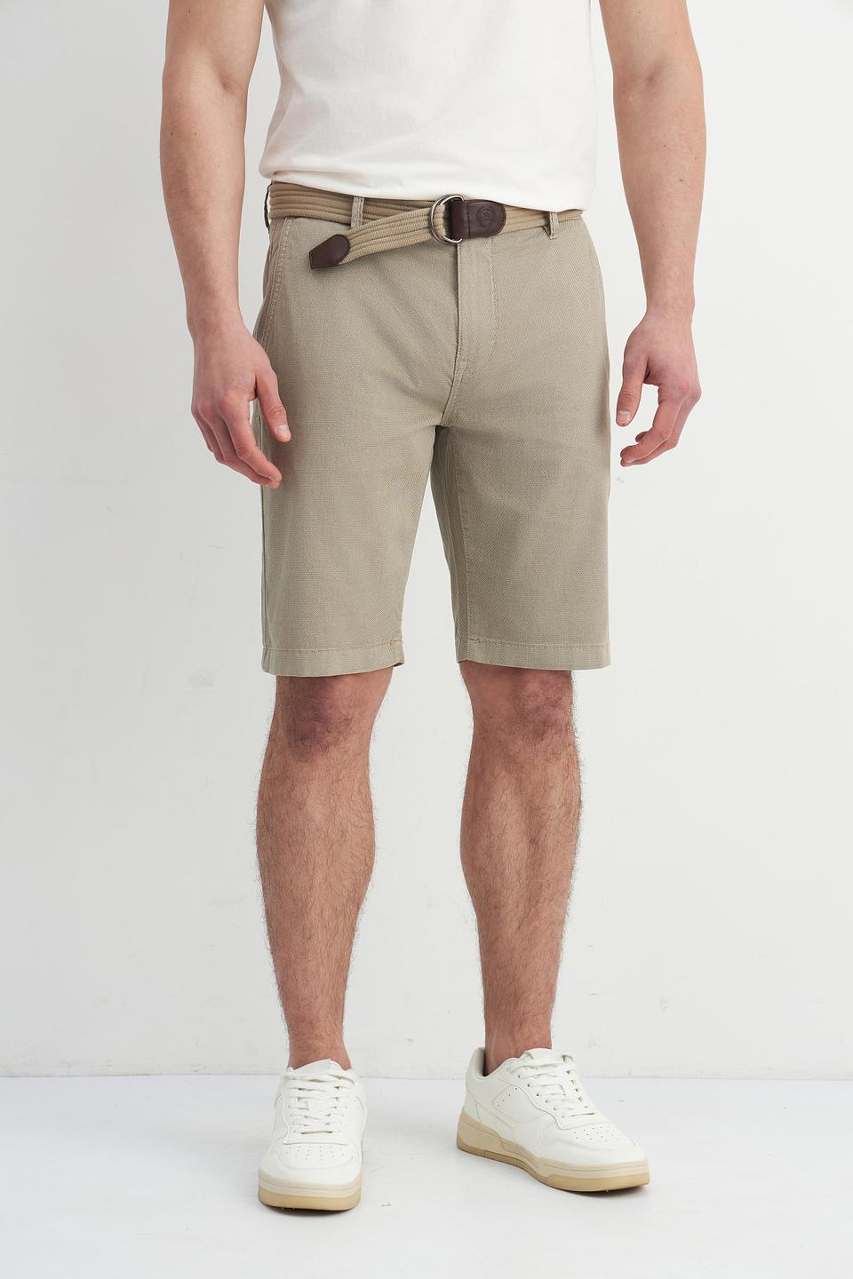 Шорты Lerros хаки с поясом
