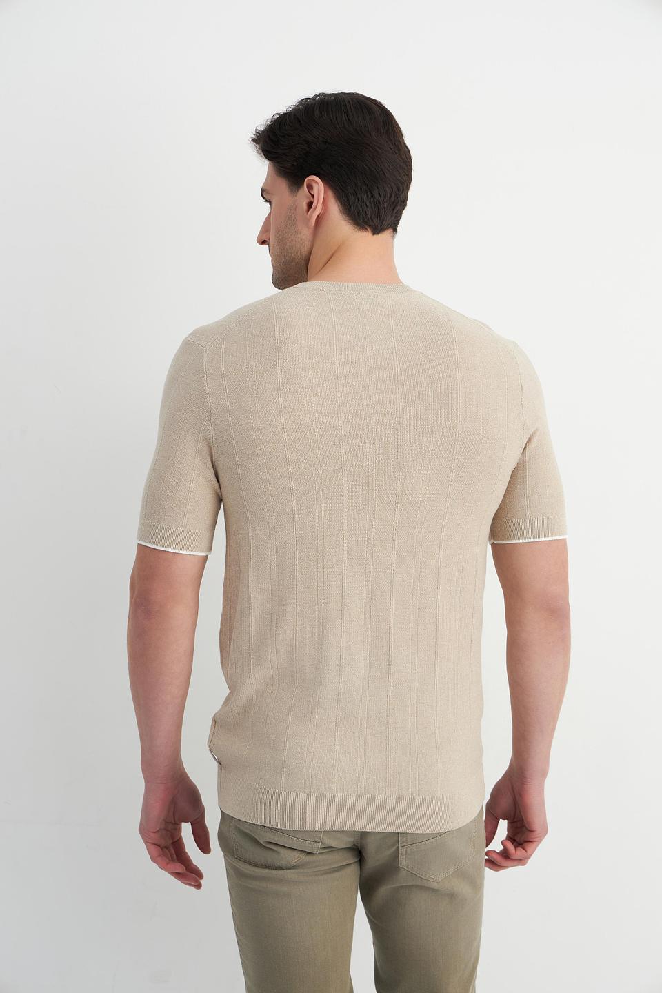 Пуловер Cinque бежевый с коротким рукавом