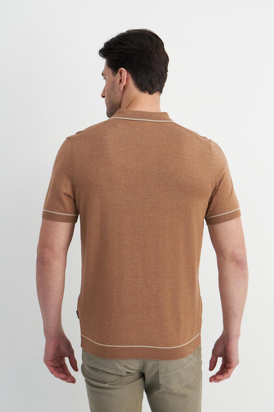 Поло Bugatti коричневый