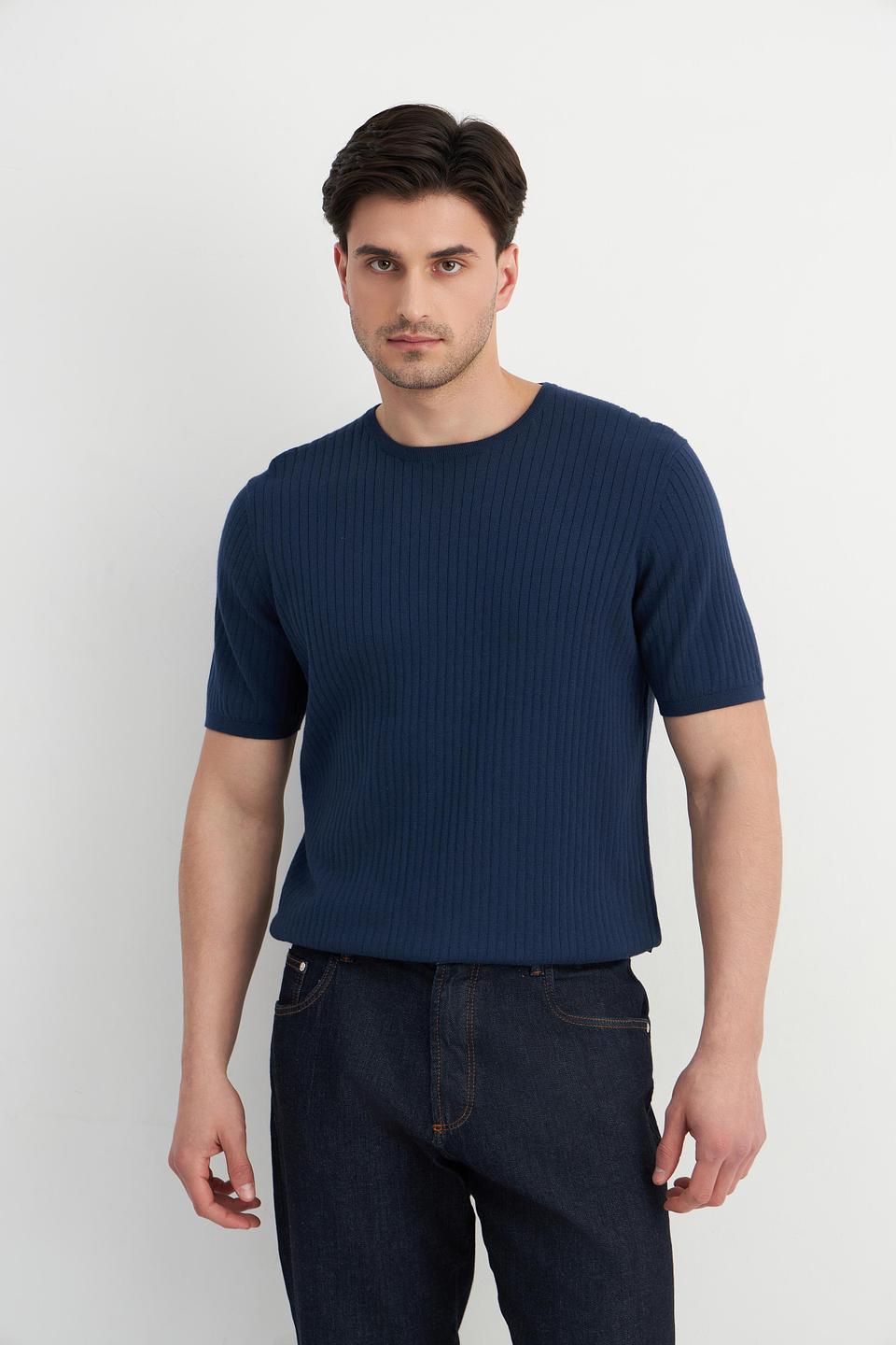 Пуловер Bugatti gold с коротким рукавом