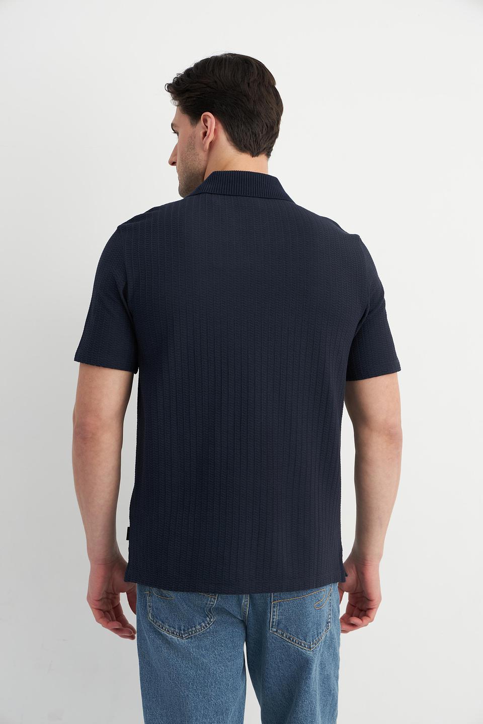 Поло Bugatti gold с вышивкой