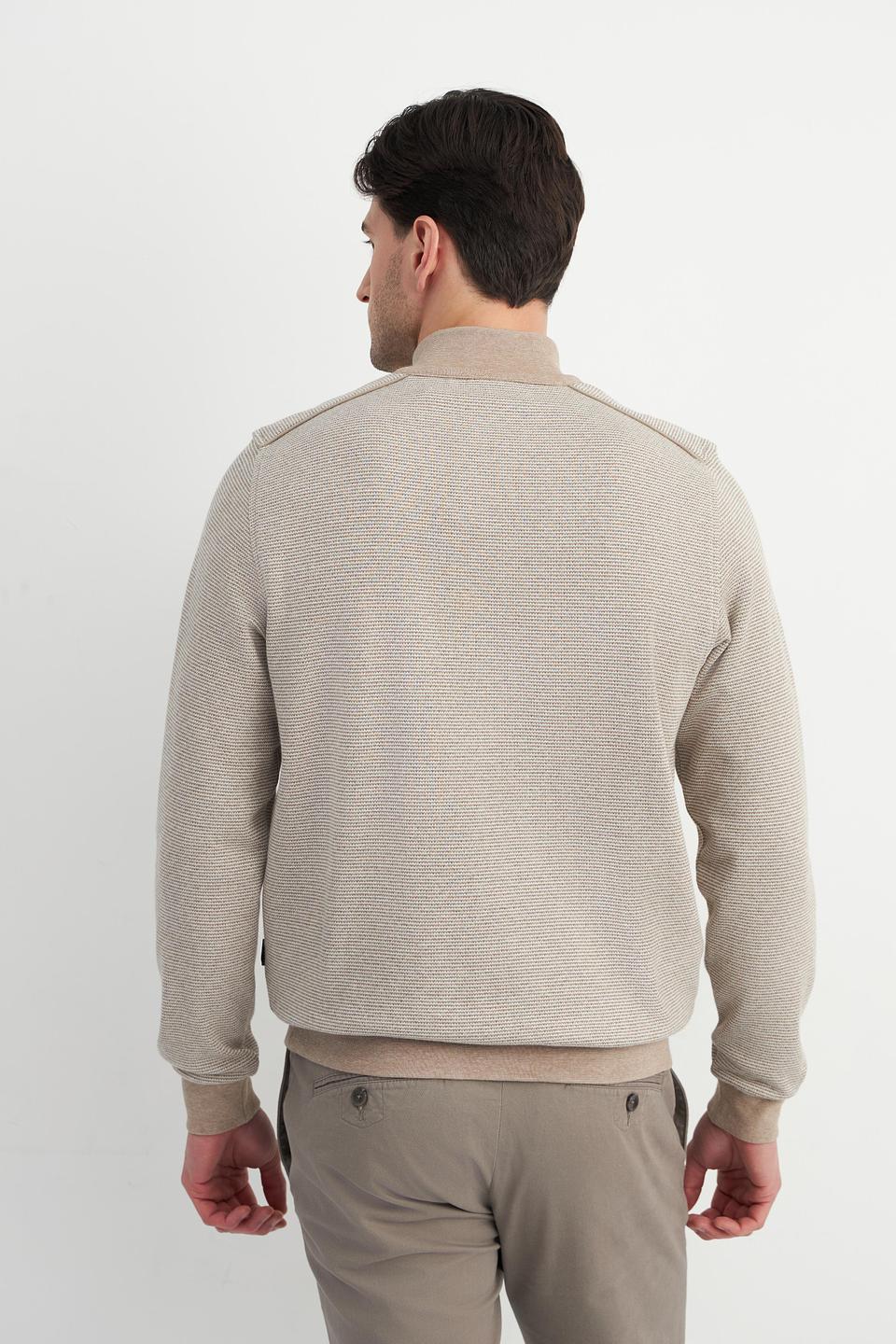 Пуловер Bugatti с молнией бежевый