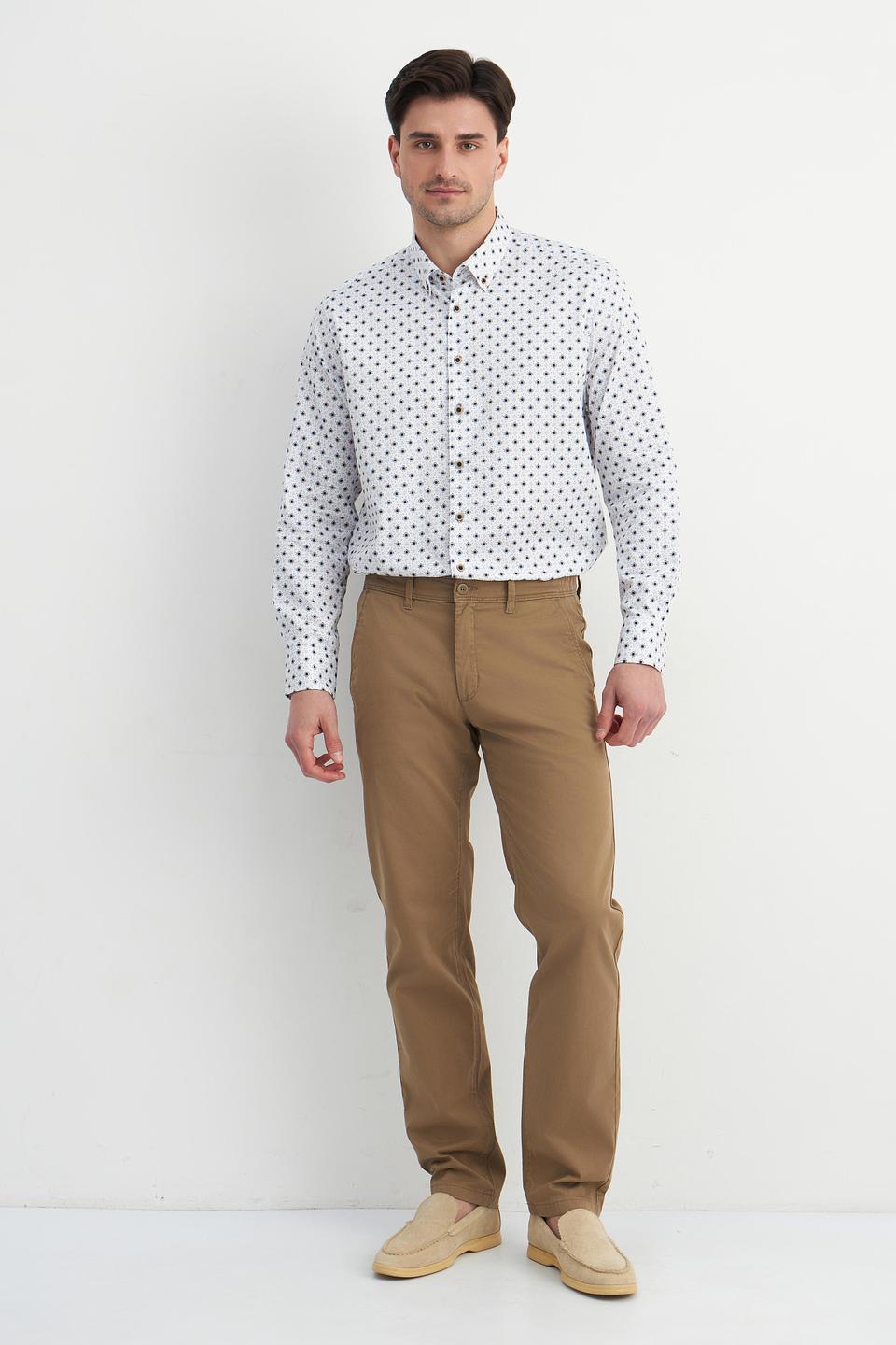 Рубашка Bugatti с принтом