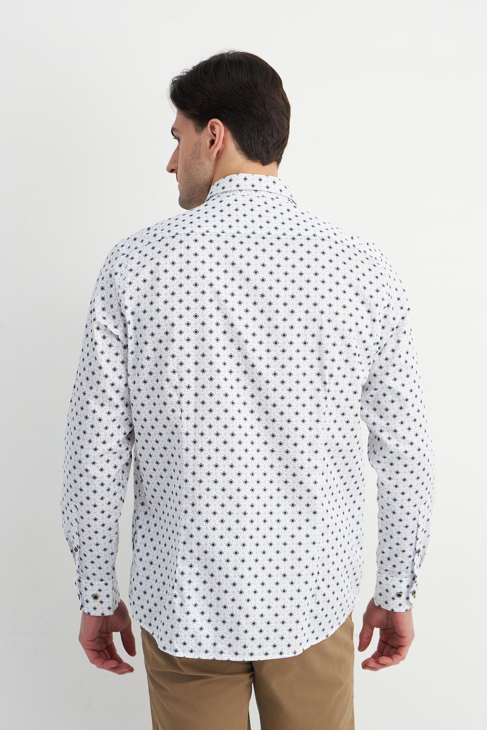 Рубашка Bugatti с принтом