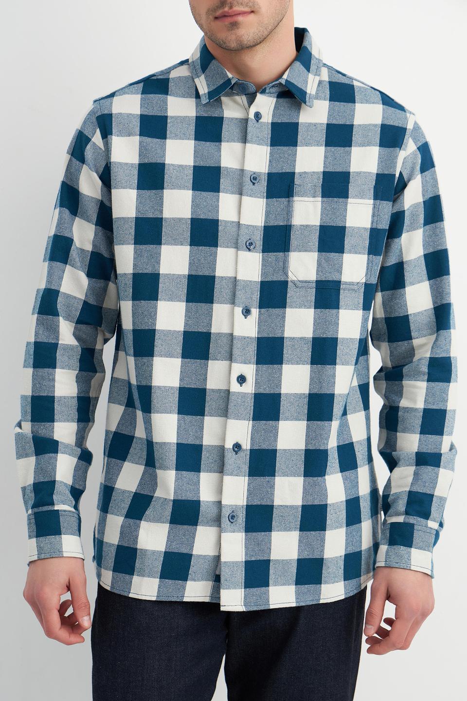 Рубашка Lee Cooper в клетку синяя