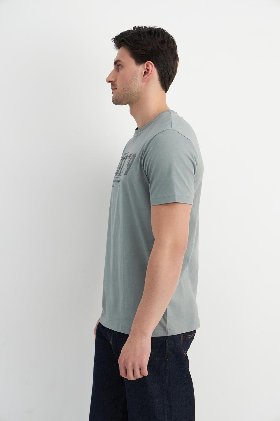 Футболка Lerros с принтом серая