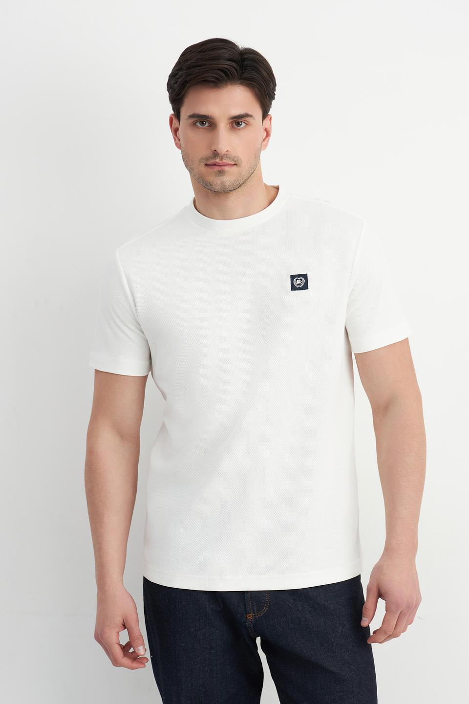 Футболка Lerros белая с логотипом