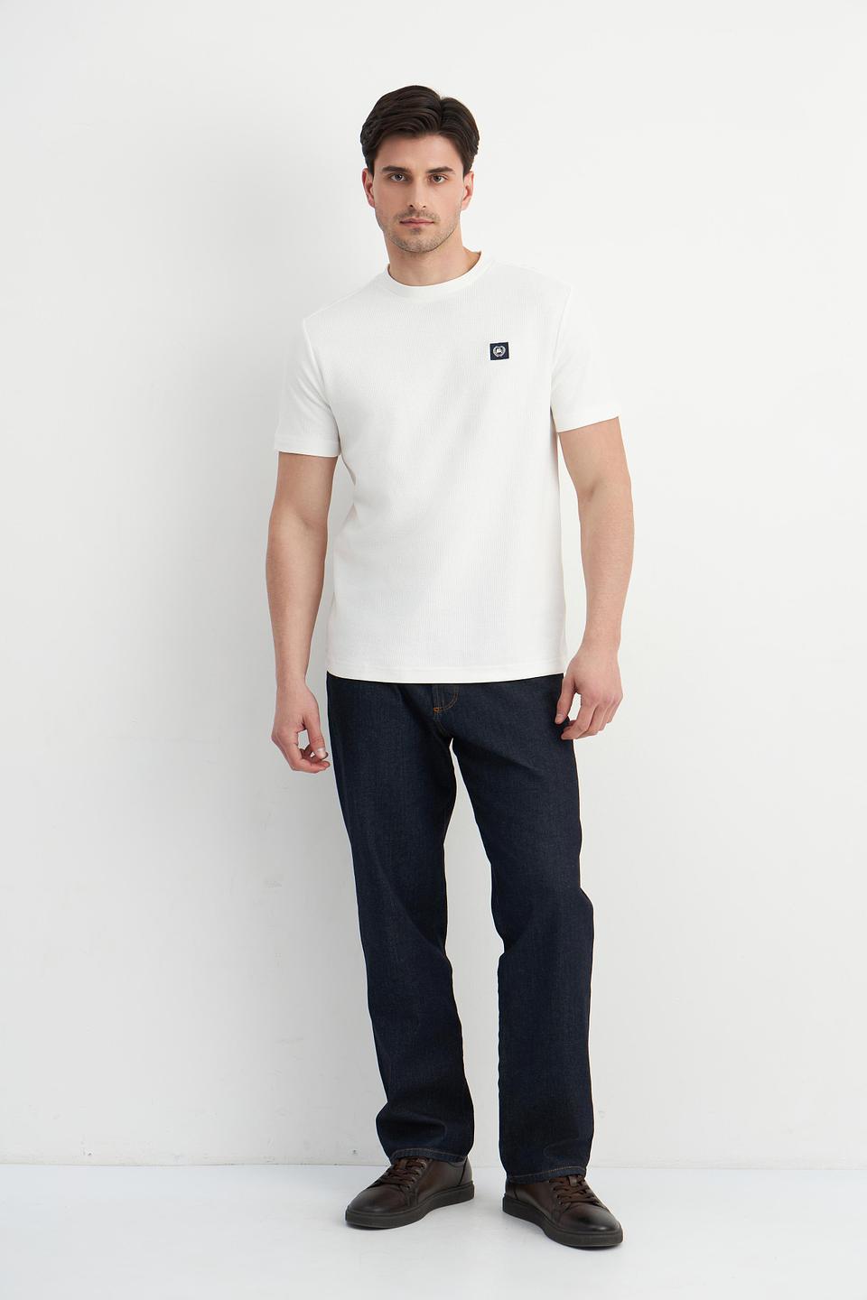 Футболка Lerros белая с логотипом