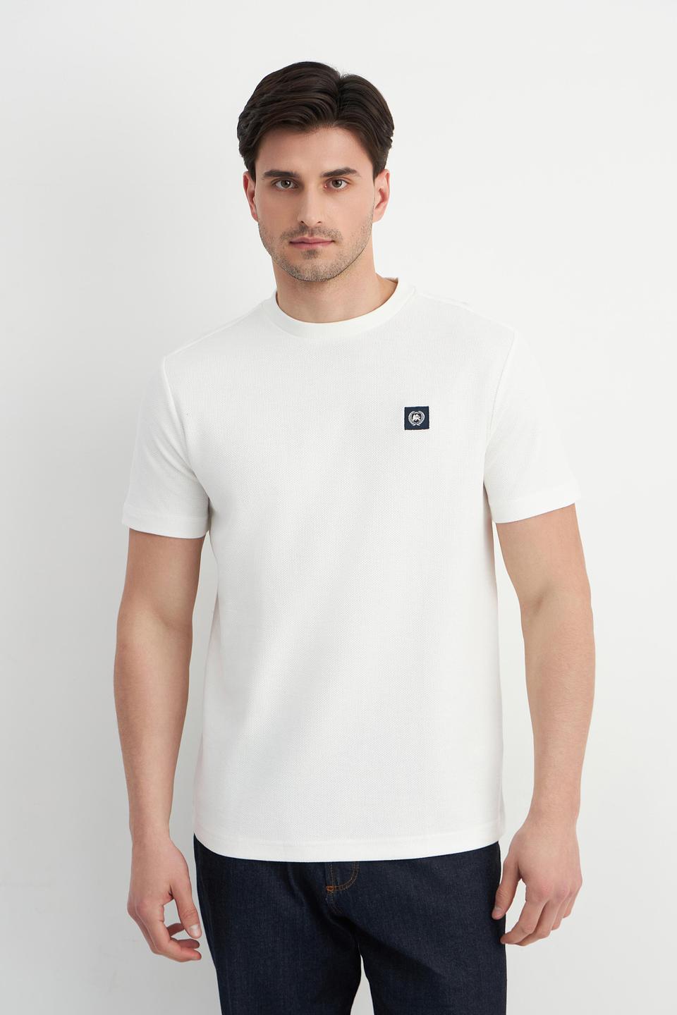 Футболка Lerros белая с логотипом