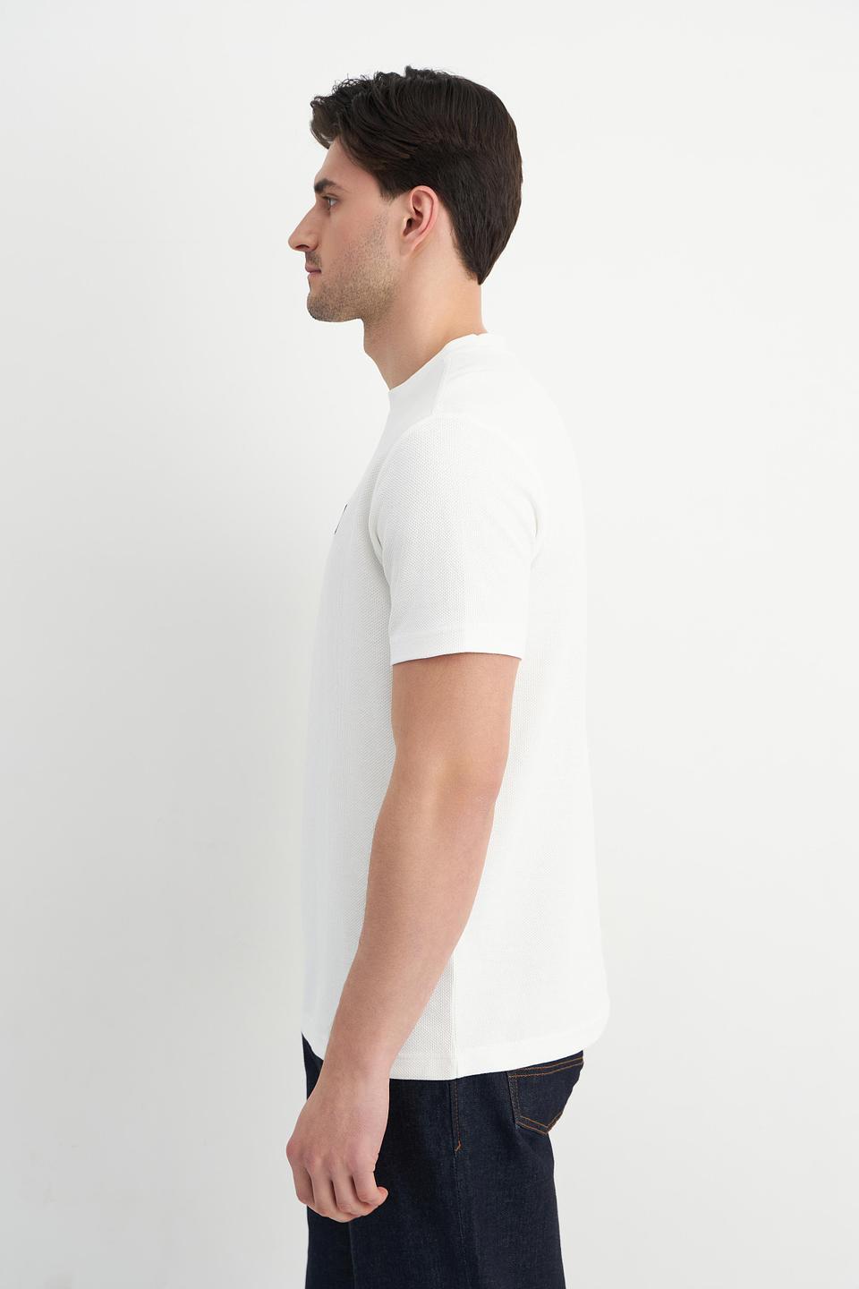 Футболка Lerros белая с логотипом