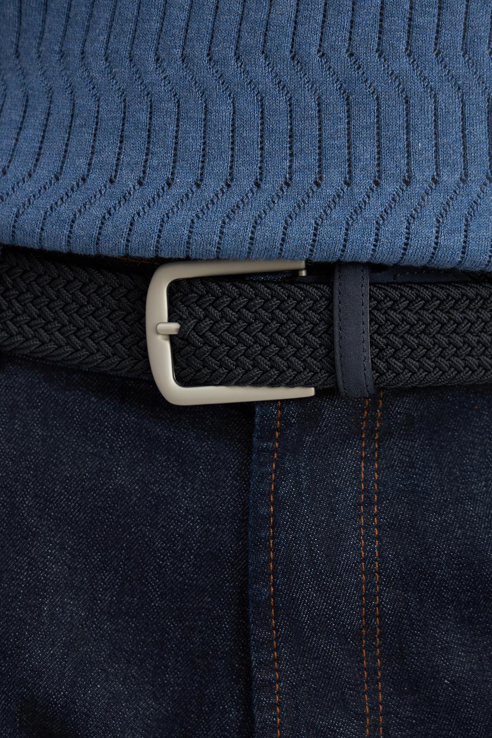 Lerros плетёный ремень разноцветный