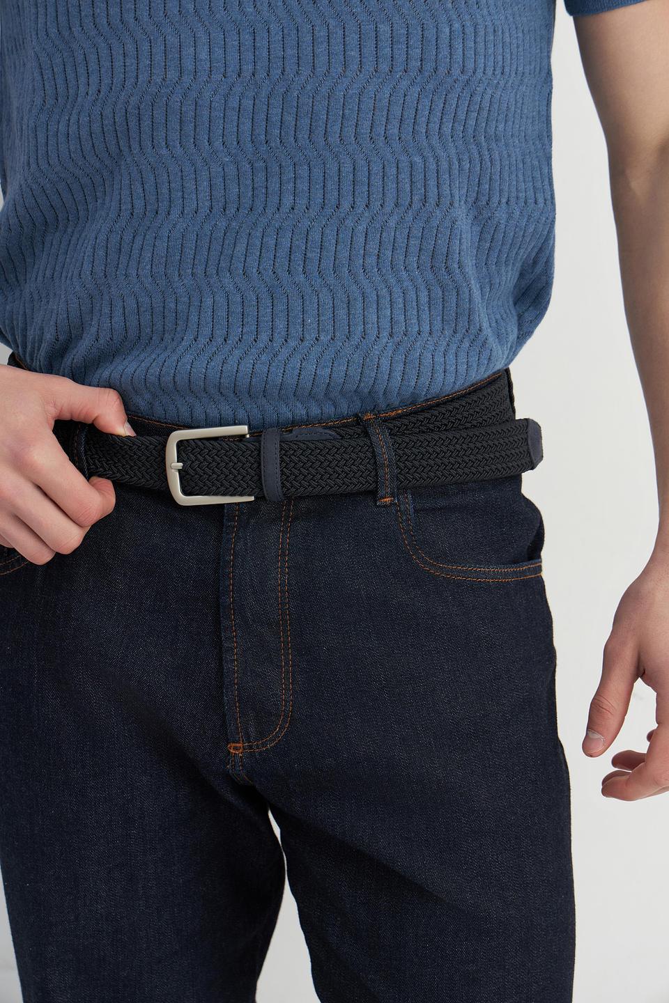 Lerros плетёный ремень разноцветный