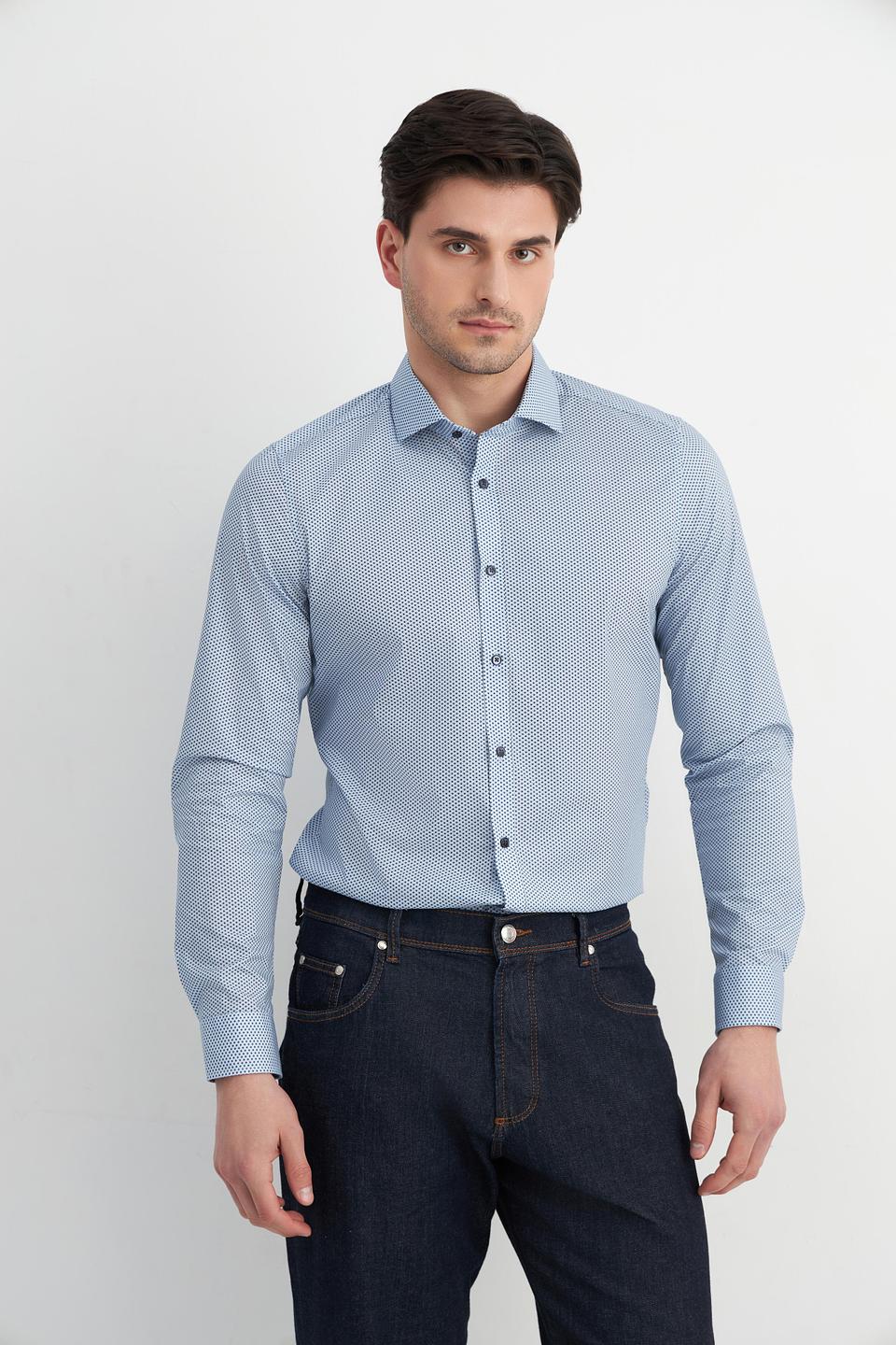 Рубашка Venti в голубую клетку