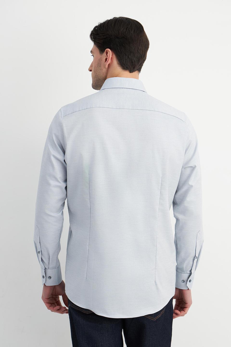 Рубашка Venti приталенная светло-голубая