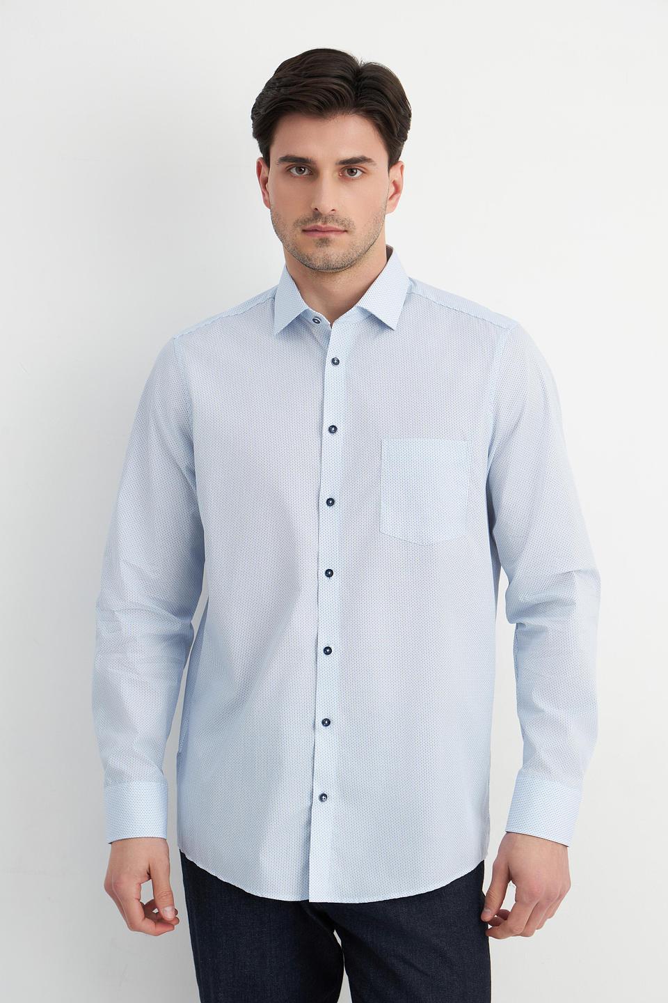Рубашка Venti голубая приталенная