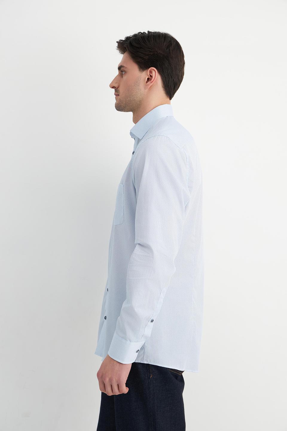 Рубашка Venti голубая приталенная