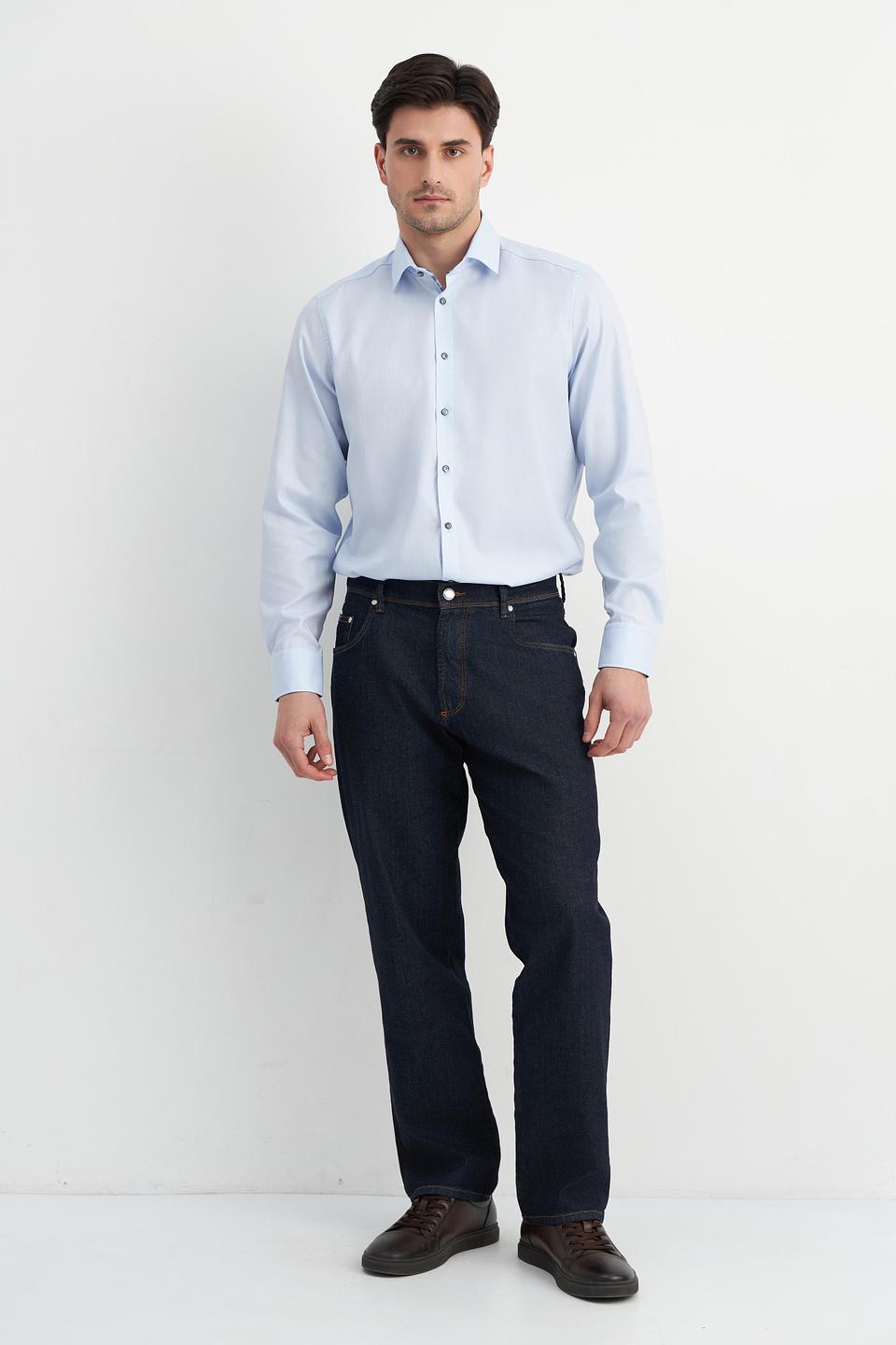 Рубашка Venti голубая приталенная