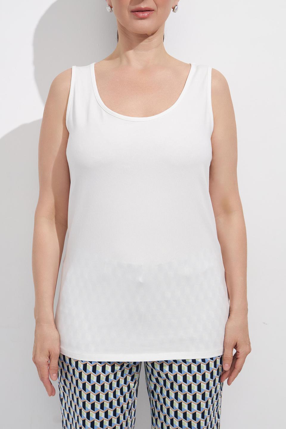 Топ Lebek базовый белый