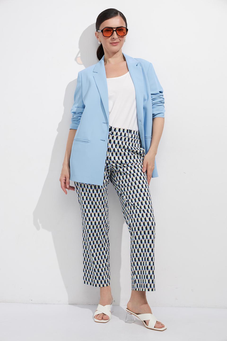 Жакет Betty Barclay голубой приталенный