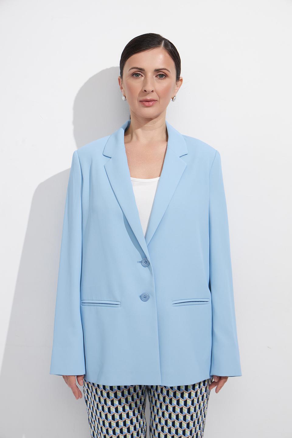 Жакет Betty Barclay голубой приталенный