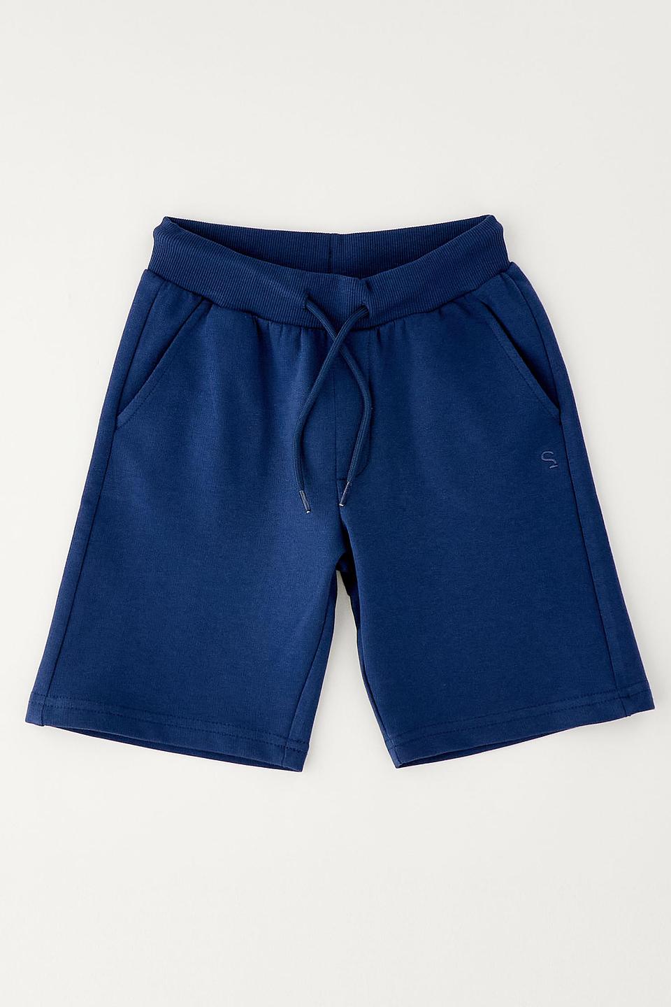 Брюки Sarabanda шорты синие с вышивкой