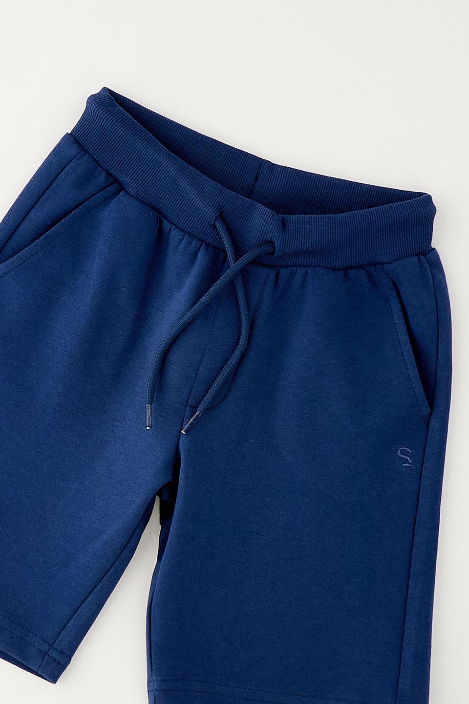 Брюки Sarabanda шорты синие с вышивкой