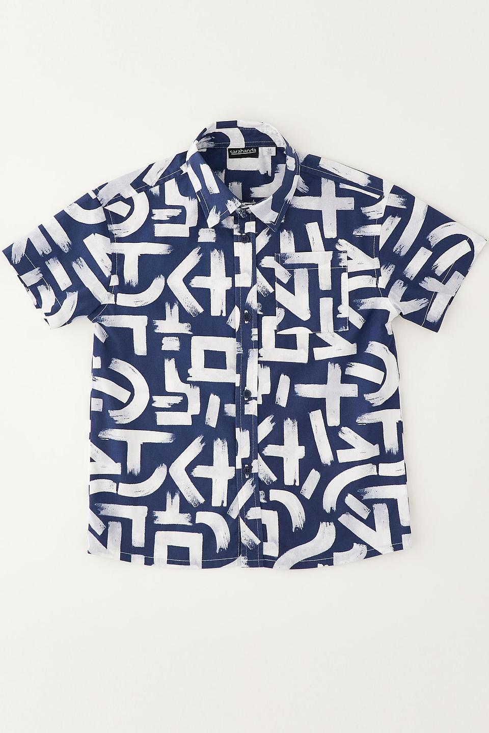 Рубашка Sarabanda с принтом