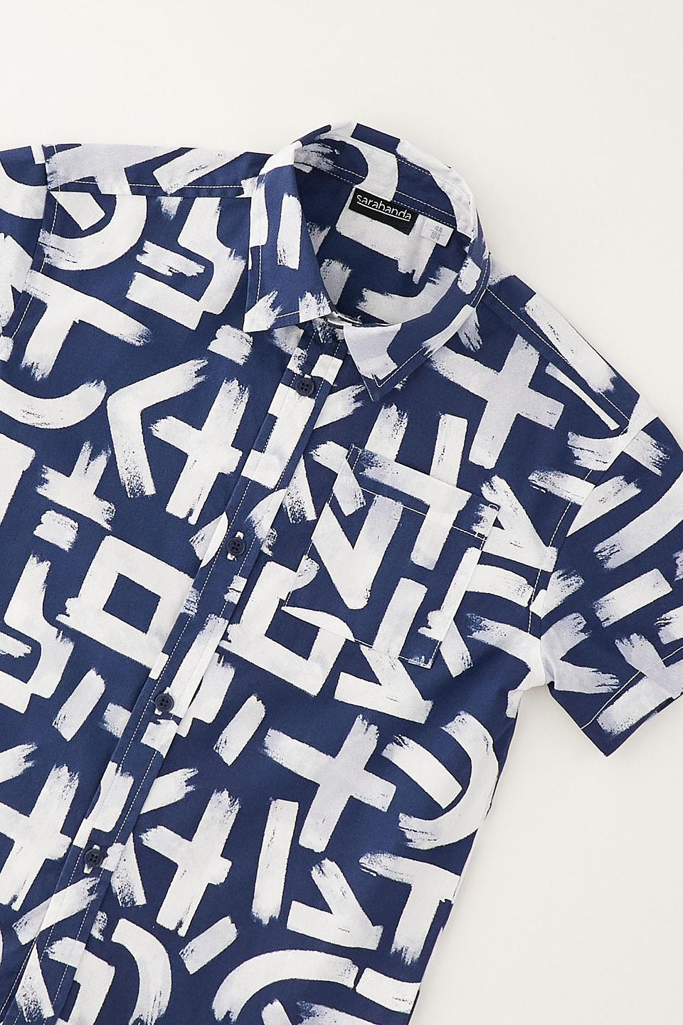 Рубашка Sarabanda с принтом