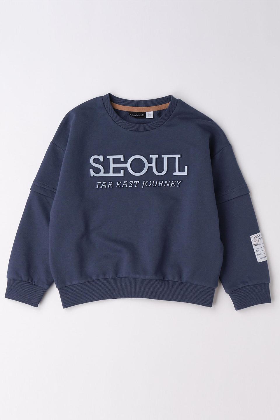 Свитшот Sarabanda Seoul синий