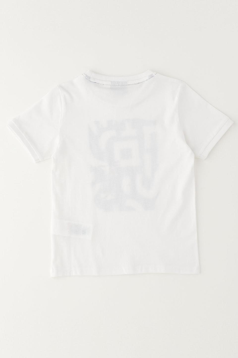 Футболка Sarabanda с принтом 'Seoul' белая