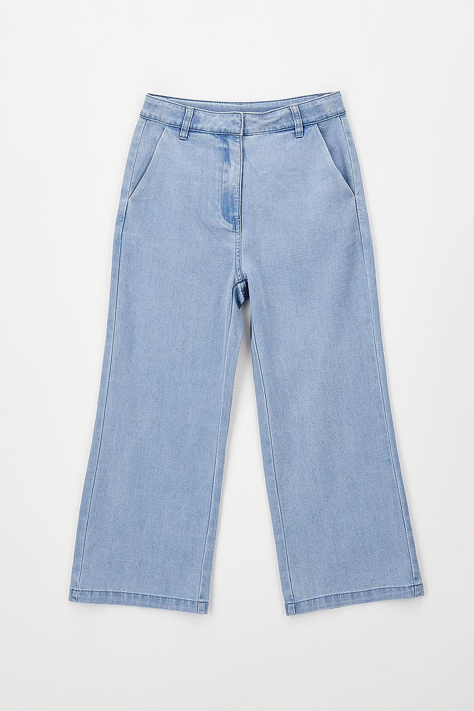 Джинсы Sarabanda с вышивкой голубые