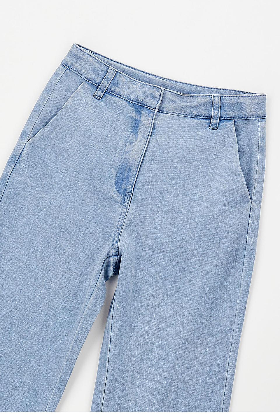 Джинсы Sarabanda с вышивкой голубые