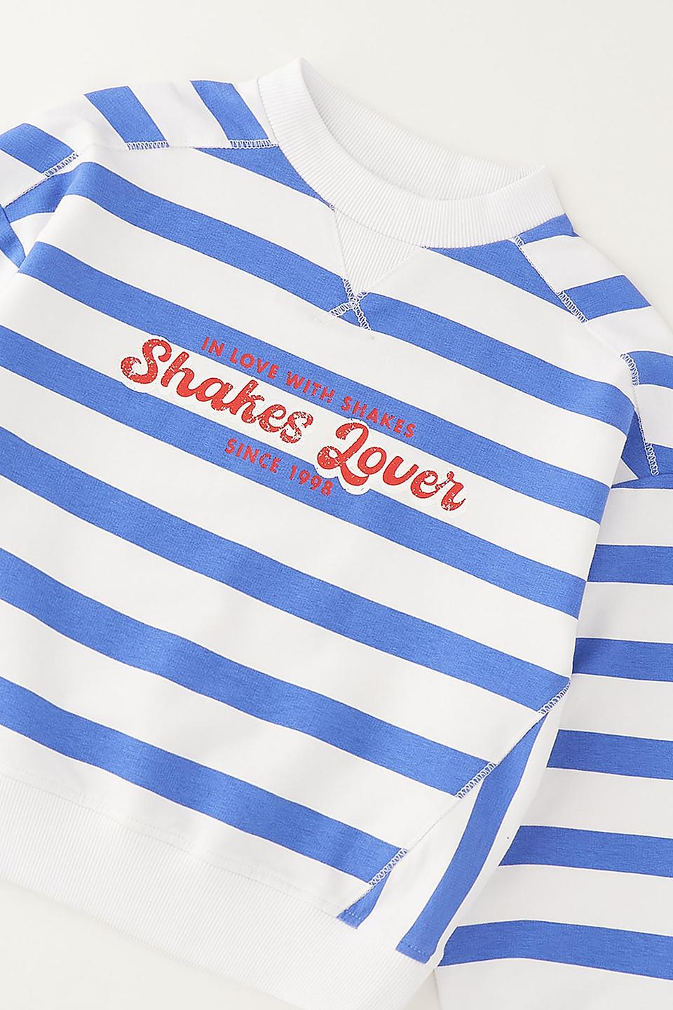 Пуловер Sarabanda в полоску голубую