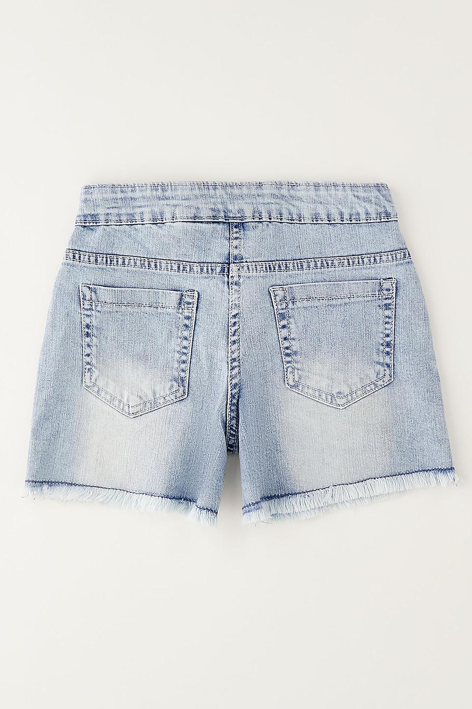 Джинсовые шорты Sarabanda с вышивкой