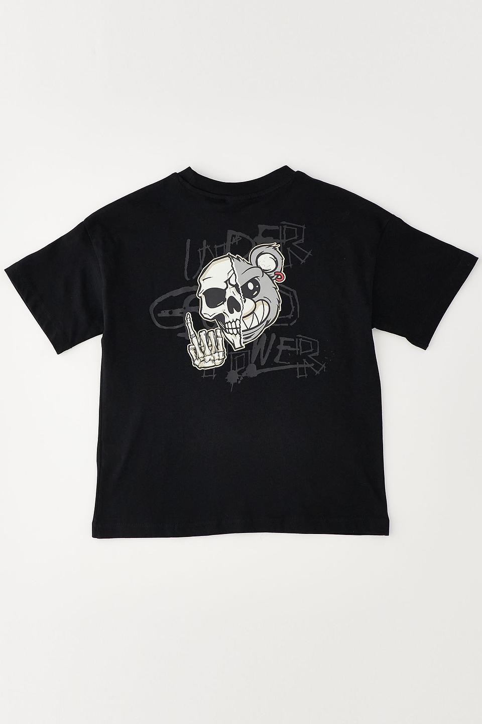 Футболка Sarabanda с принтом чёрная