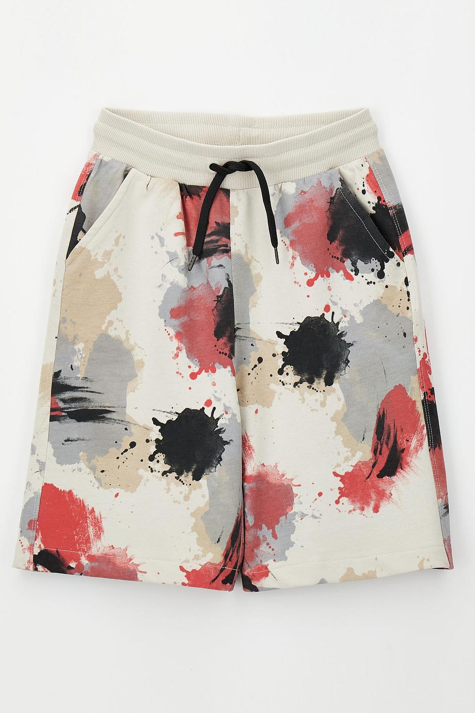 Брюки Sarabanda с абстрактным принтом